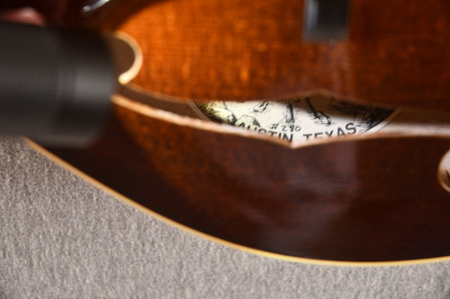 Collings MF5 Mandolin (2004) — Label