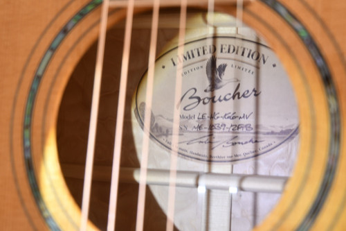 Boucher LE-HG-166-MV (2026 Limited Edition) — Label