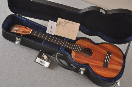 Kamaka Long Neck Tenor Ukulele HF-3L - Hawaiian Koa - 221421 - View 3