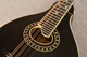 Eastman MD404 Black Mandolin A Style Oval Hole Solid Spruce Top - View 4
