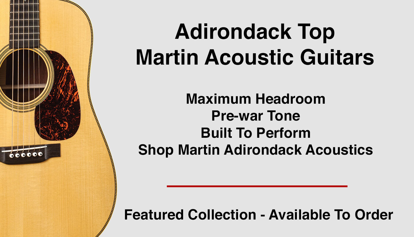 Adirondack top acoustic guitar – Martin Custom Shop build