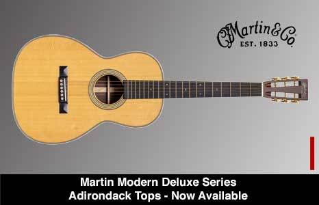 Martin Modern Deluxe acoustic guitars with advanced vintage features