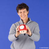 Club Mocchi- Mocchi- Super Mario™ Super Mushroom Junior Plush Toy, 6 inch T12701