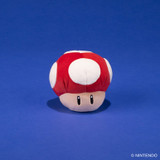Club Mocchi- Mocchi- Super Mario™ Super Mushroom Junior Plush Toy, 6 inch T12701