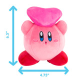 Club Mocchi-Mocchi- Kirby and Friend Heart Junior Plush Toy, 6 inch  T12782