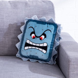 Club Mocchi- Mocchi- Super Mario™ Thwomp Mega Plush Stuffed Toy, 15 inch t12429