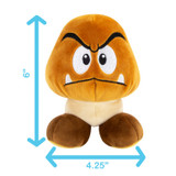 Club Mocchi- Mocchi- Super Mario™ Goomba Junior Plush Toy, 6 inch T12794