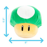 Club Mocchi- Mocchi- Super Mario™ 1-Up Mushroom Junior Plush Toy, 6 inch T12792N