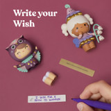 Momiji Sugar Plum Wood Message Doll Blind Boxes - Set of 8 L21009A