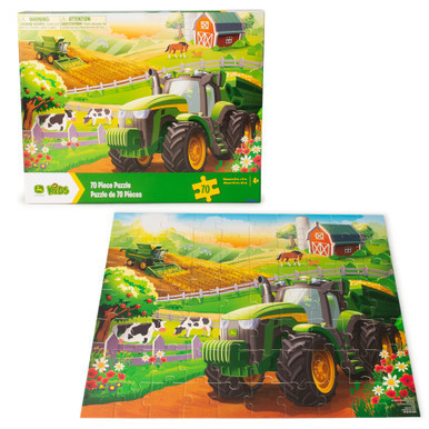 Puzzle John Deere de 70 pièces pour enfants 47414