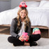 Club Mocchi-Mocchi- Sleeping Kirby Junior Plush Toy, 6 inch T12785