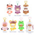 Momiji Sugar Plum Wood Pendant Doll Blind Boxes - Set of 8 L21010A