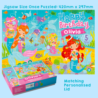 Pretty Mermaids 48 Piece jigsaw