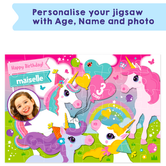 Rainbow Unicorns 48 Piece jigsaw Rainbow Unicorns 48 Piece jigsaw