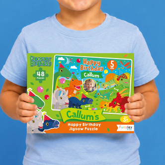 Dinosaur Birthday 48 Piece jigsaw