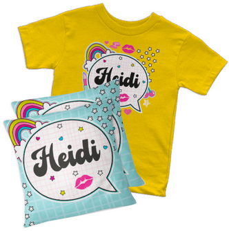 Candy Girl T-Shirt + Cushion Gift Set Candy Girl T-Shirt + Cushion Gift Set