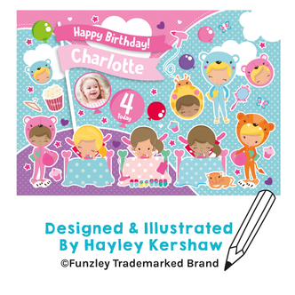 Personalised Sleepover Party Photo Jigsaw Puzzle