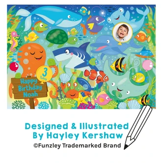 Personalised Ocean Friends Photo Jigsaw Puzzle