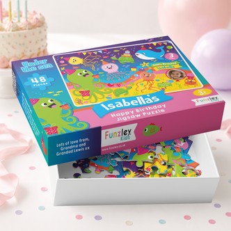 Personalised Under The Sea Birthday Photo Jigsaw Puzzle