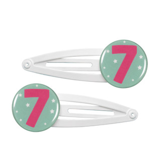 Funzley Birthdays Number 7 Hair Clips