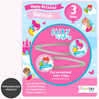 Fairy Wishes Hair Clips