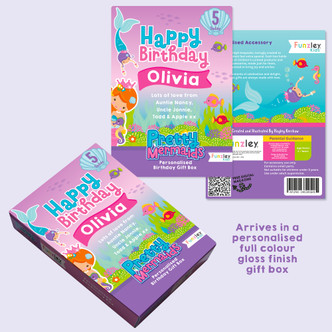 Pretty Mermaids Small Birthday Letterbox Gift Box