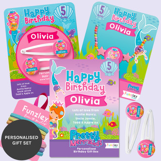 Pretty Mermaids Small Birthday Letterbox Gift Box