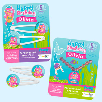 Pretty Mermaids Small Sq Birthday Gift Box