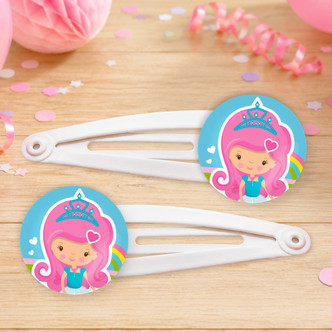 Birthday Princess  2 x Hair Clips