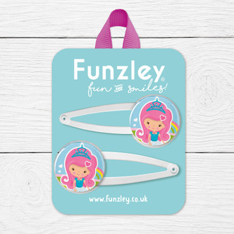 Birthday Princess  2 x Hair Clips