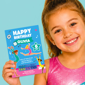 Gymnastic Fantastic Small Birthday Letterbox Gift Box