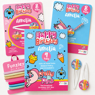 Pretty in Pink Small Birthday Letterbox Gift Box