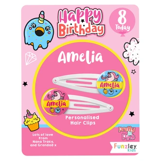 Personalised Pretty in Pink Small Birthday Letterbox Gift Box