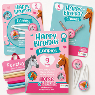 Horse & Heart Small Birthday Letterbox Gift Box
