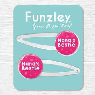 Nana's Bestie 2 x Hair Clips