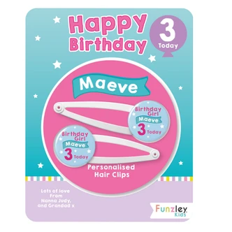 Personalised 3rd Birthday Letterbox Gift Box