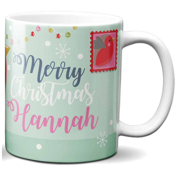 Merry Christmas Personalised Mug 11oz