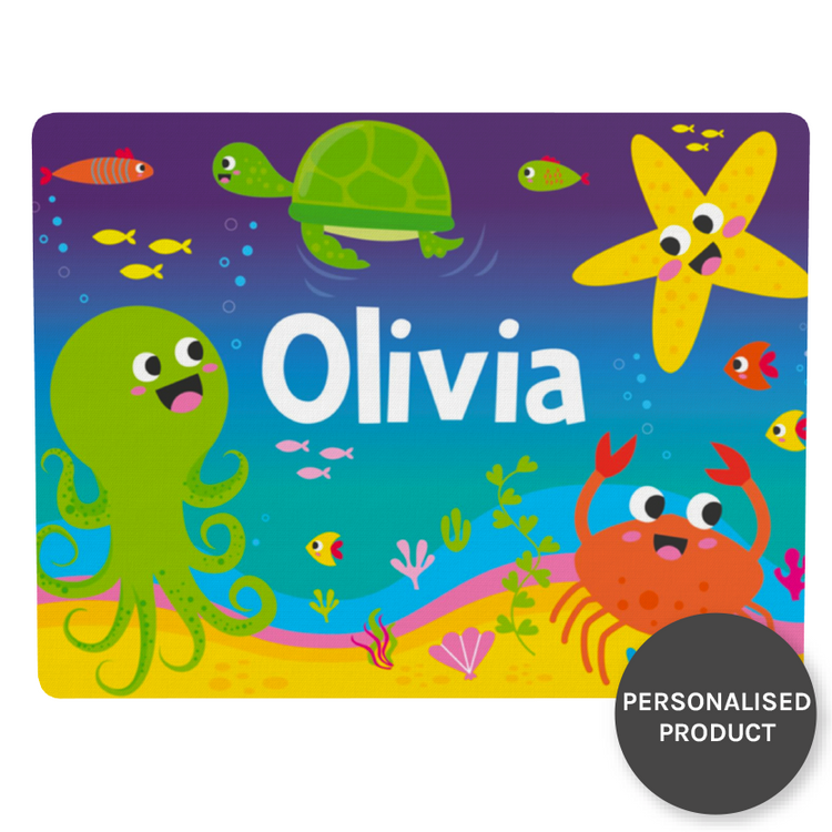Under the sea Personalised De-luxe Mouse Mat