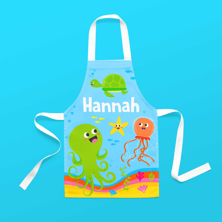 Under the sea Personalised Children's Apron