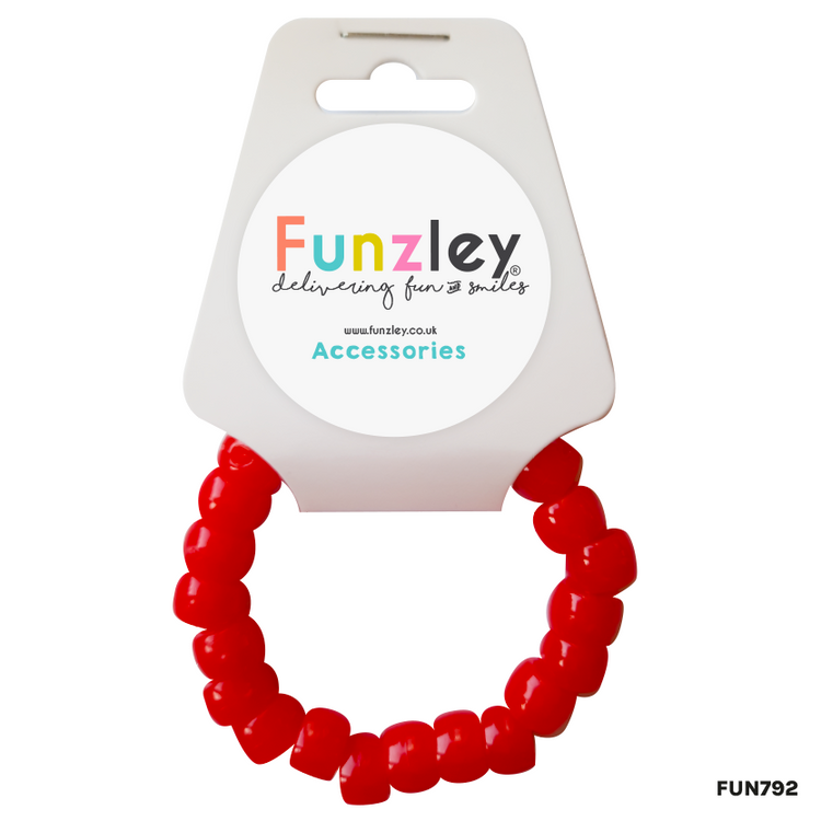Red Beaded Bracelet