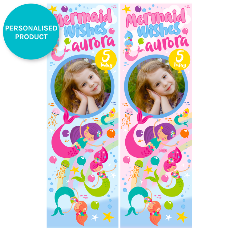 Mermaid Wishes 2pk Door Banners