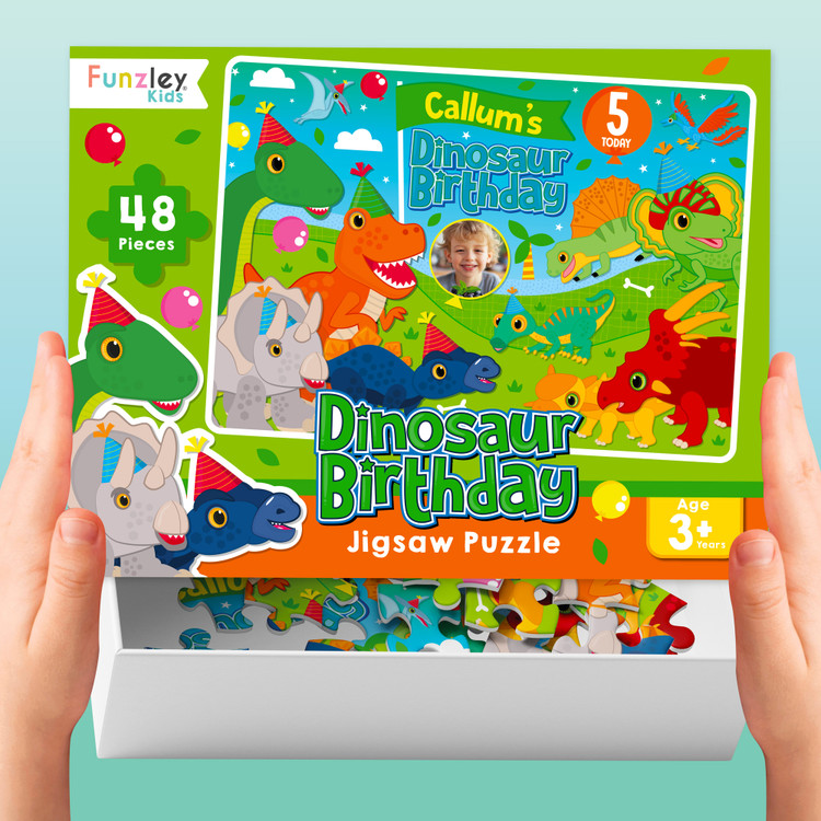 Dinosaur Birthday 48 Piece jigsaw