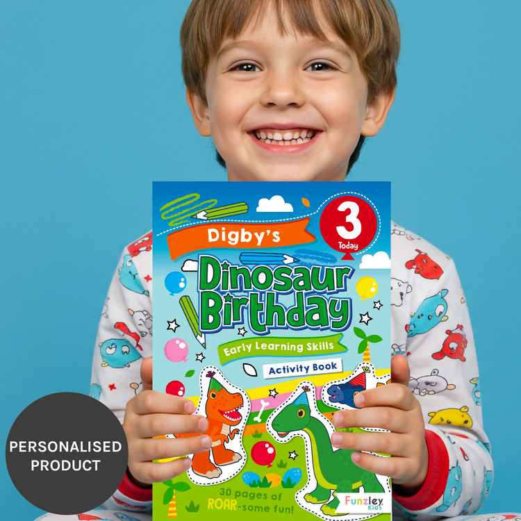 Dinosaur Birthday Activity Book