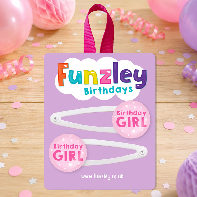 Birthday Girl Hair Clips