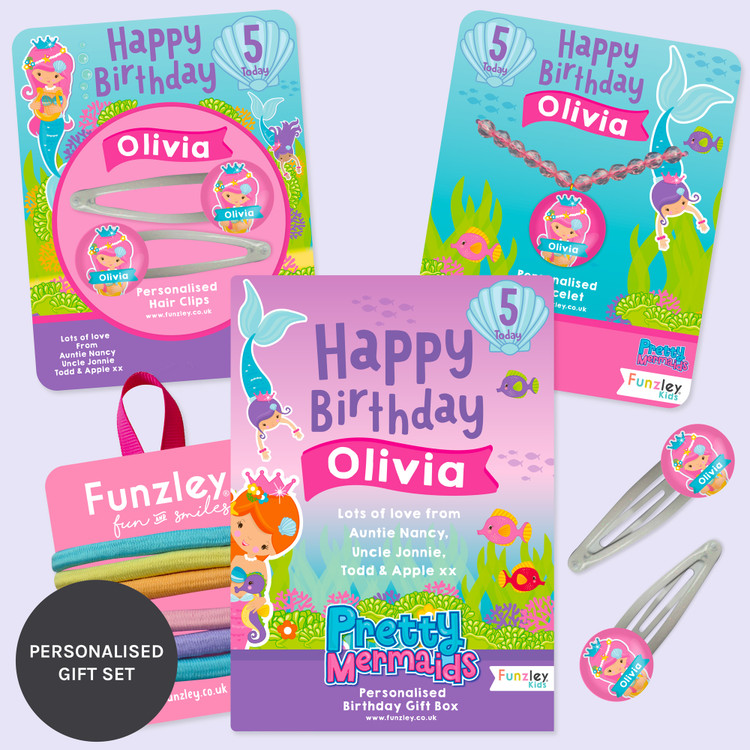 Pretty Mermaids Small Birthday Gift Box