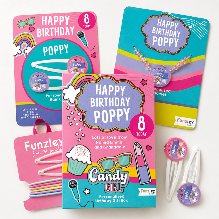 Candy Girl Small Birthday Letterbox Gift Box