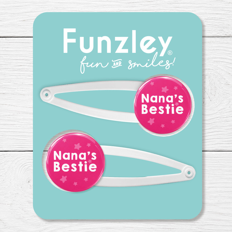 Nana's Bestie 2 x Hair Clips