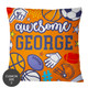 Sports Mix (orange) Personalised Cushion