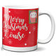 Merry Christmas Swan Personalised Mug 11oz