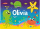 Under the sea Personalised De-luxe Mouse Mat